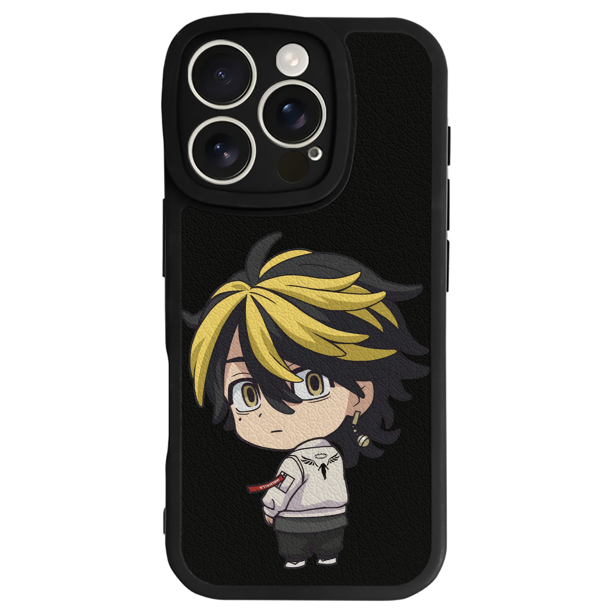 （画像用） 東京リベンジャーズ Tokyo Revengers 【iPhone 16シリーズ対応】シリコンスマホケース（レザー調） 材質：シリコン